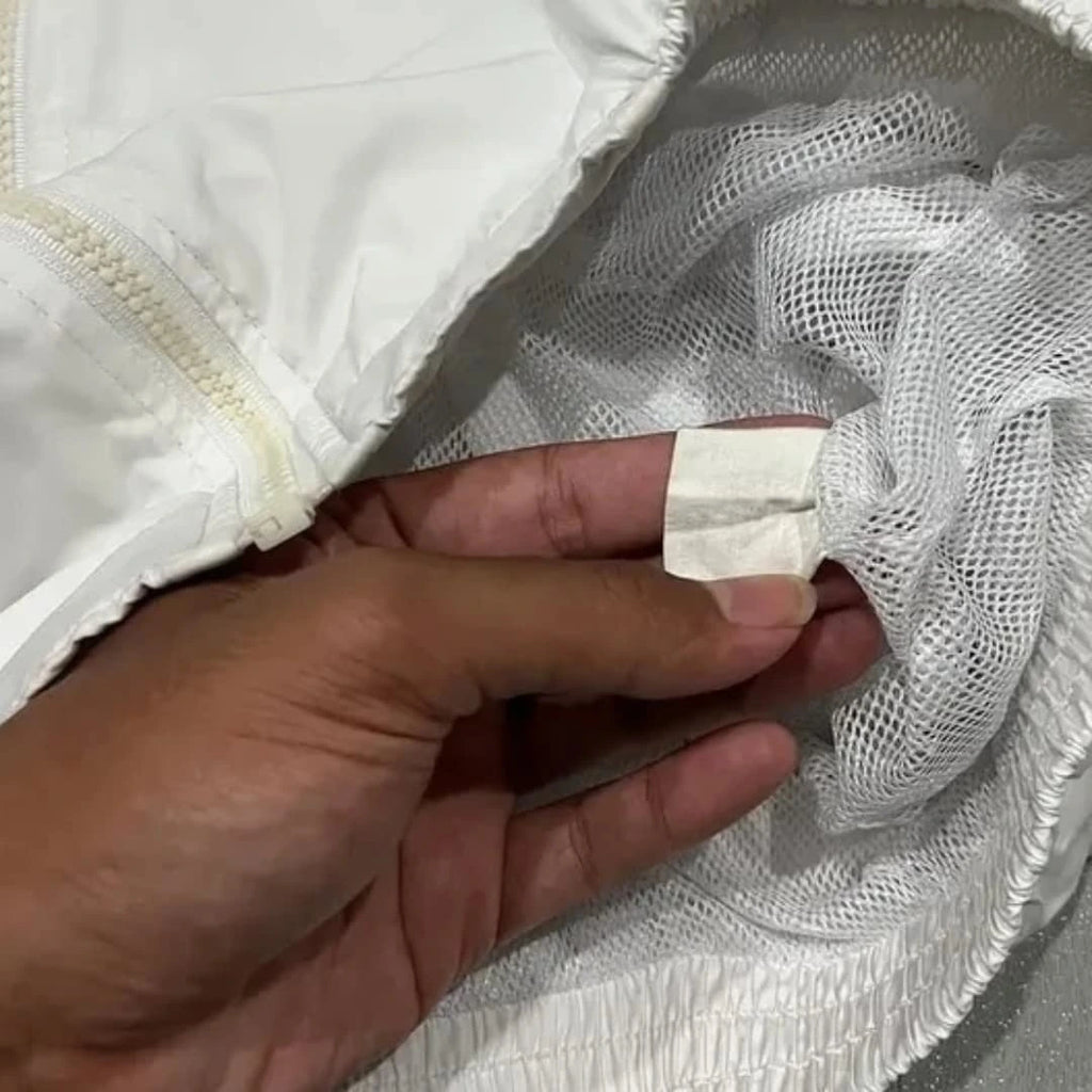 heavily customized or "reworked" vintage Nike nylon windbreaker jacket