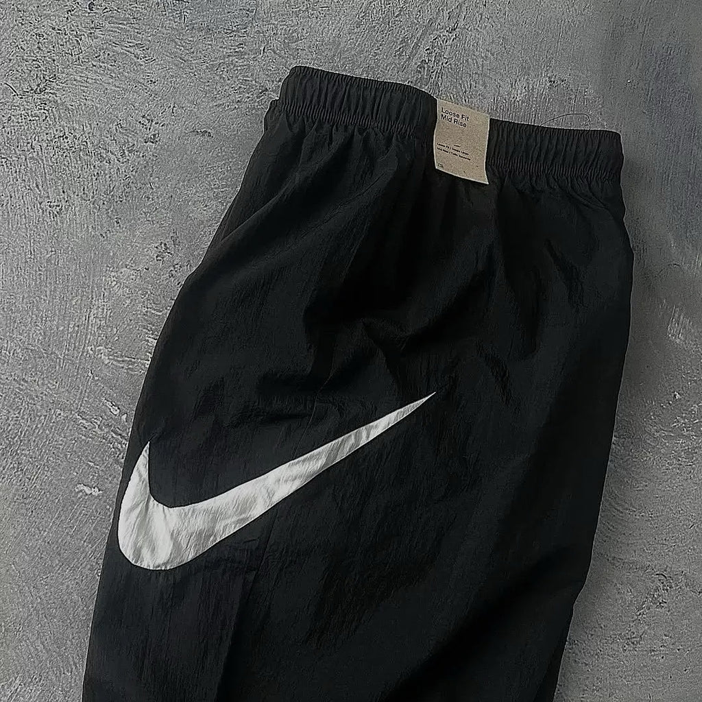 vintage-style Nike nylon track pants