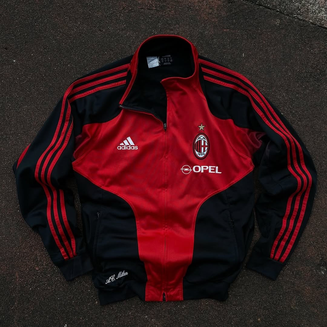 Vintage A.C. Milan football track jacket