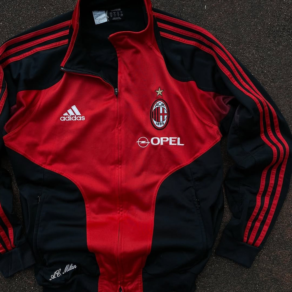 Vintage A.C. Milan football track jacket