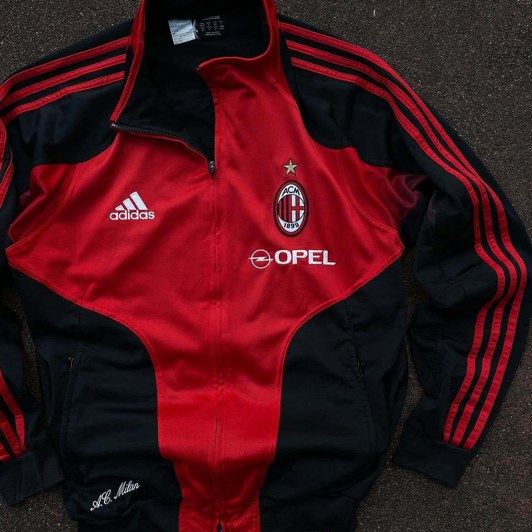 Vintage A.C. Milan football track jacket
