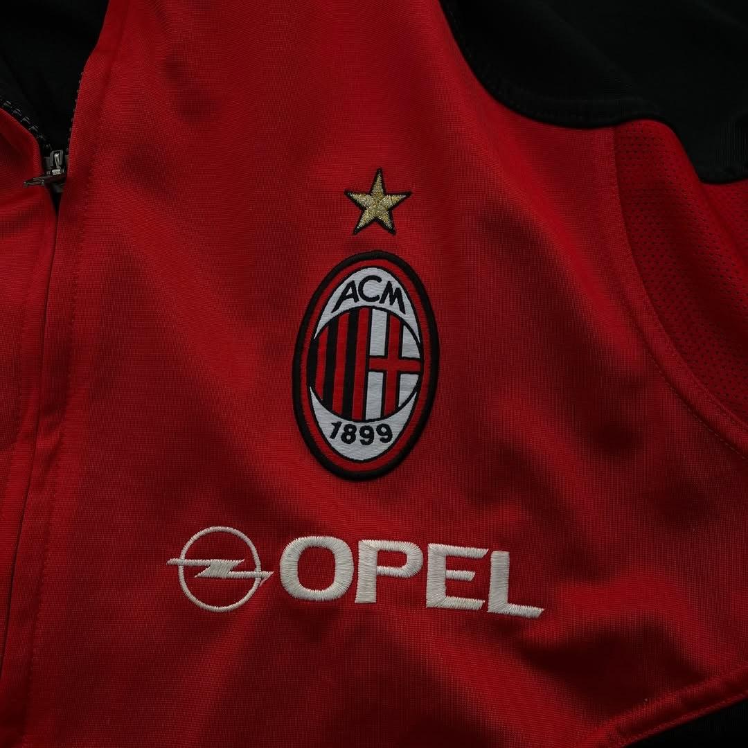 Vintage A.C. Milan football track jacket