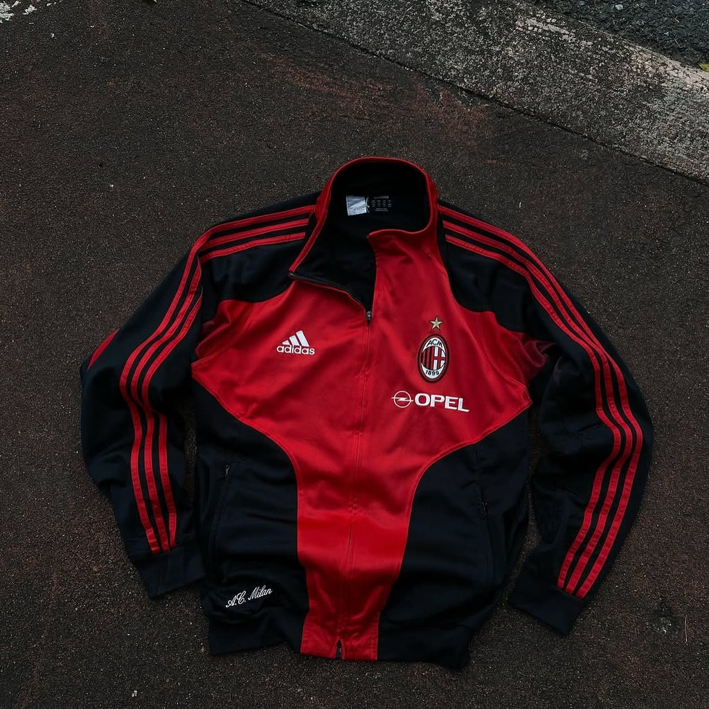 Vintage A.C. Milan football track jacket