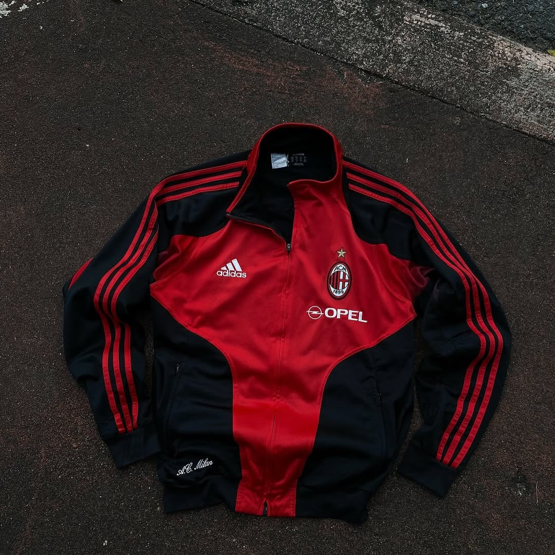 Vintage A.C. Milan football track jacket