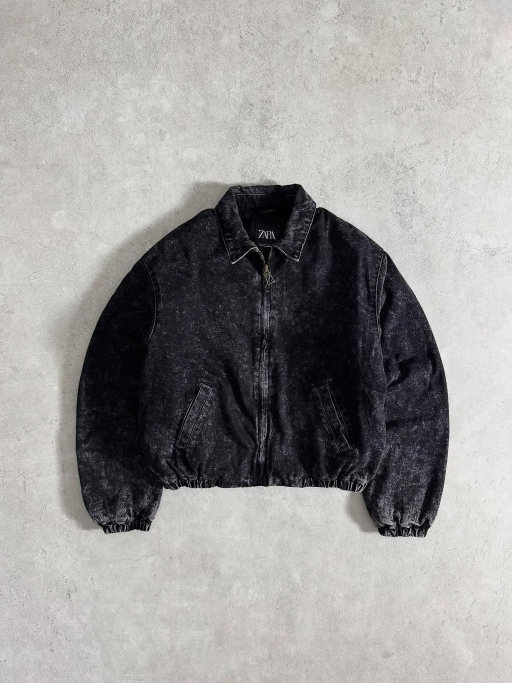 ZARA men's zip-up bomber jacket