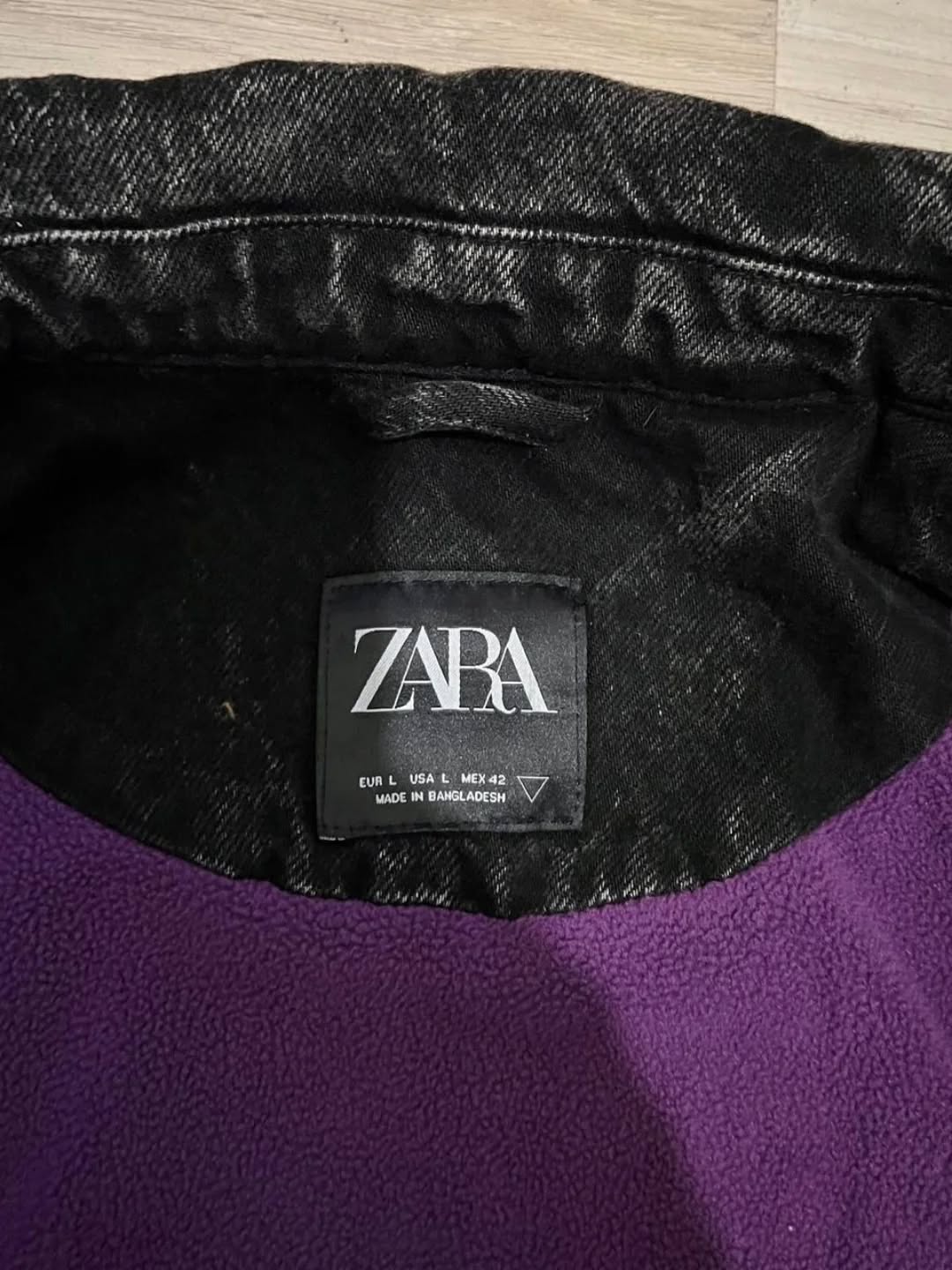 ZARA men's zip-up bomber jacket
