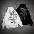 Urban Fusion: Graphic Frog Closure Track Jacket