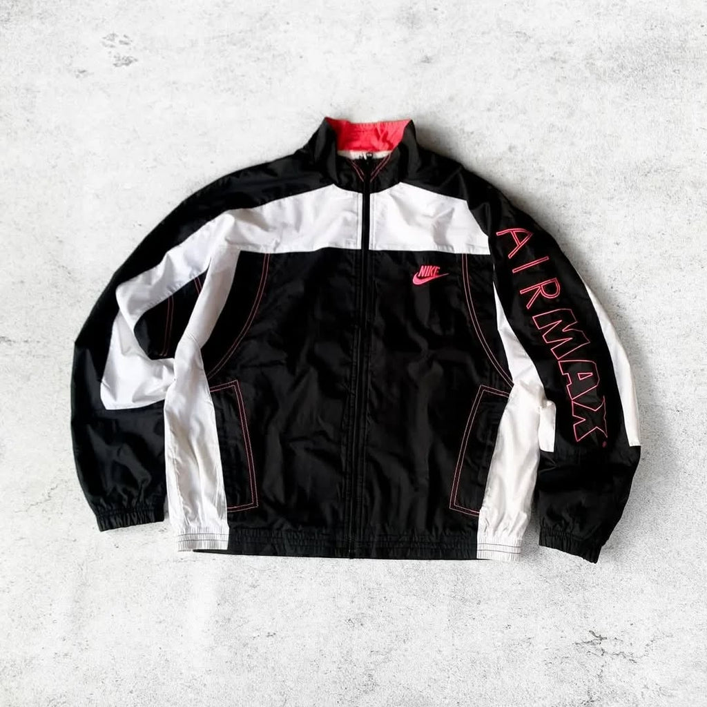 vintage-style Nike Air Max windbreaker jacket