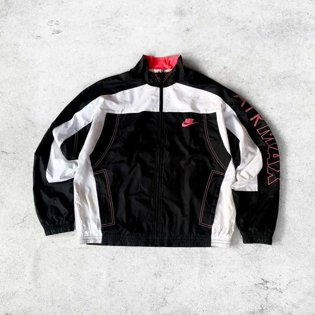vintage-style Nike Air Max windbreaker jacket
