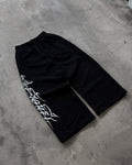 wide-leg streetwear sweatpants
