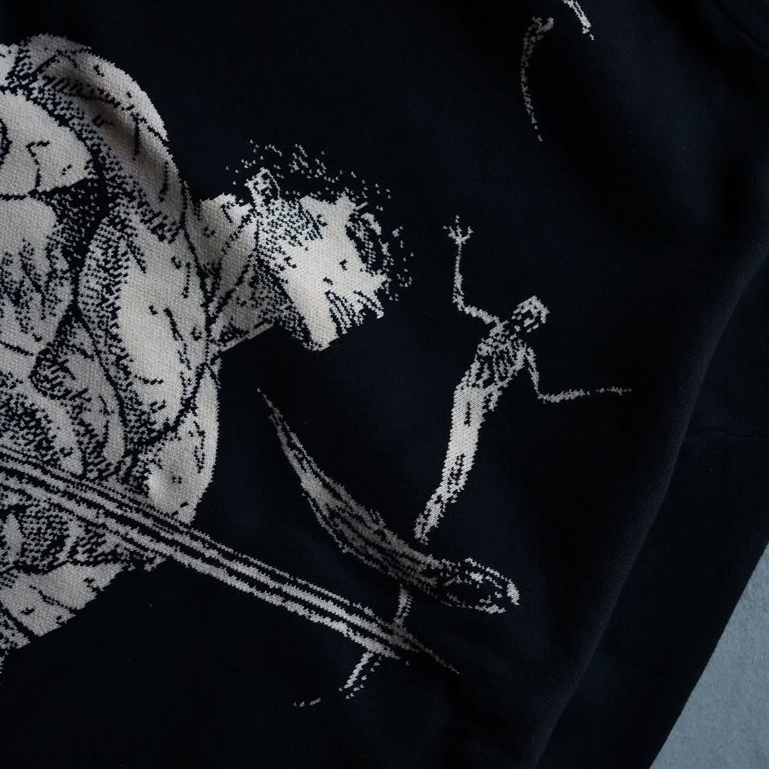 graphic streetwear crewneck sweater