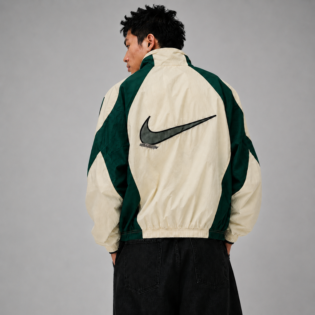 Nike Air Forest Green Vintage Jacket