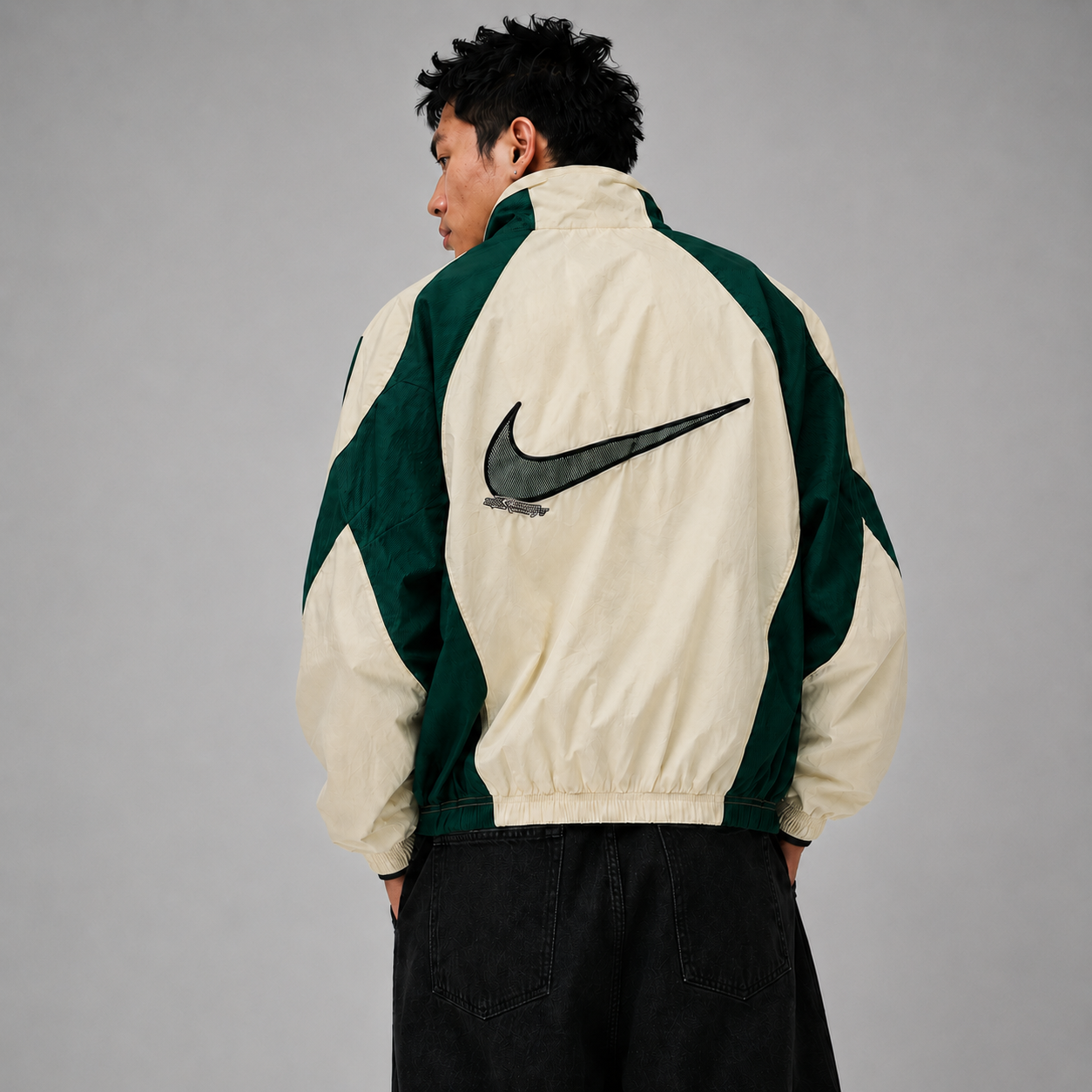 Nike Air Forest Green Vintage Jacket