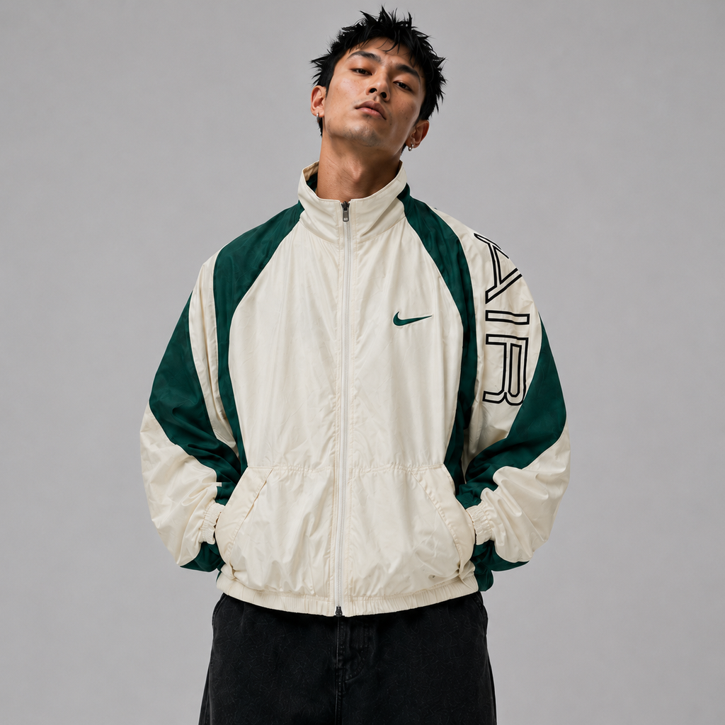 Nike Air Forest Green Vintage Jacket