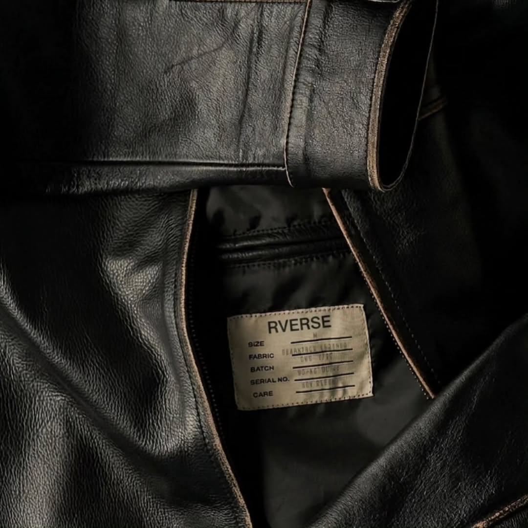 Vintage-Inspired Boxy Leather Jacket