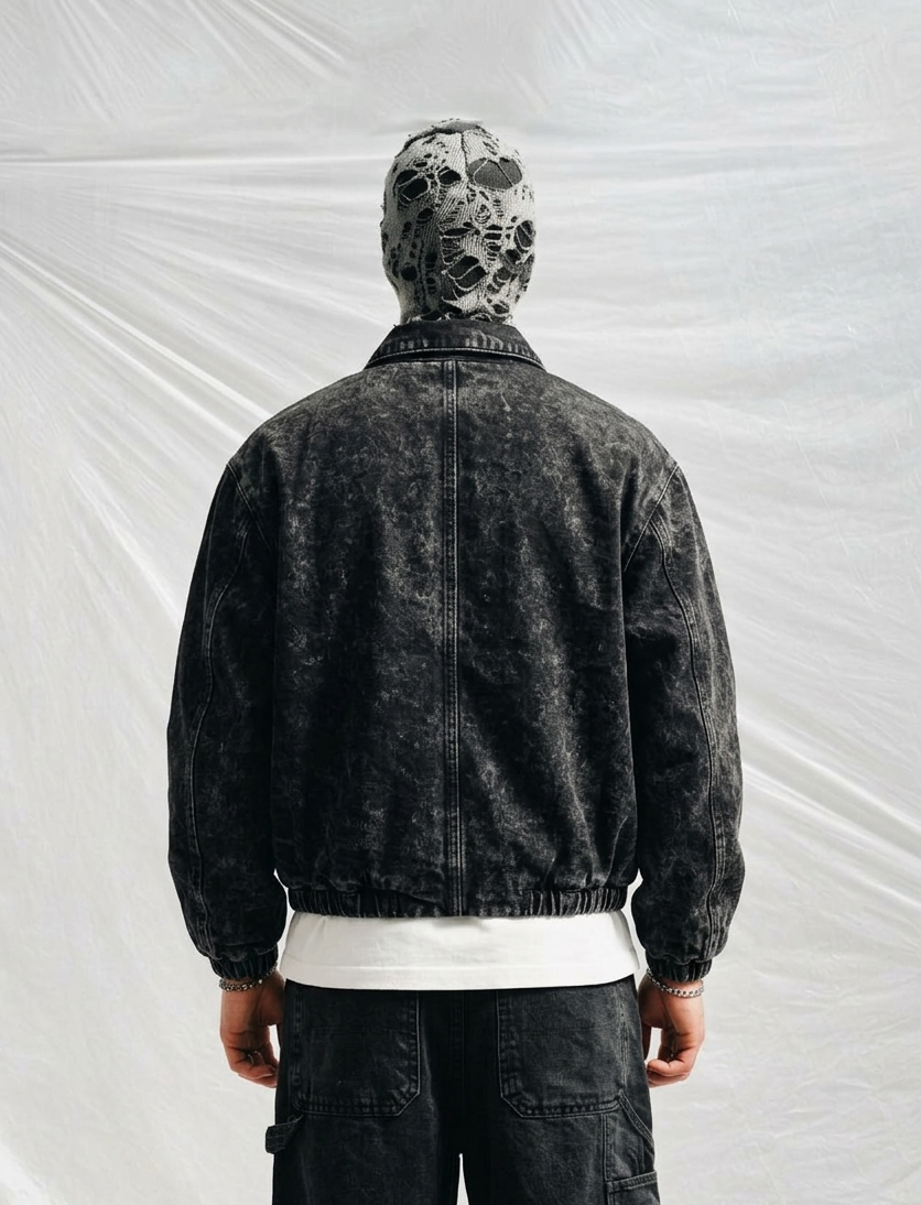 ZARA men's zip-up bomber jacket