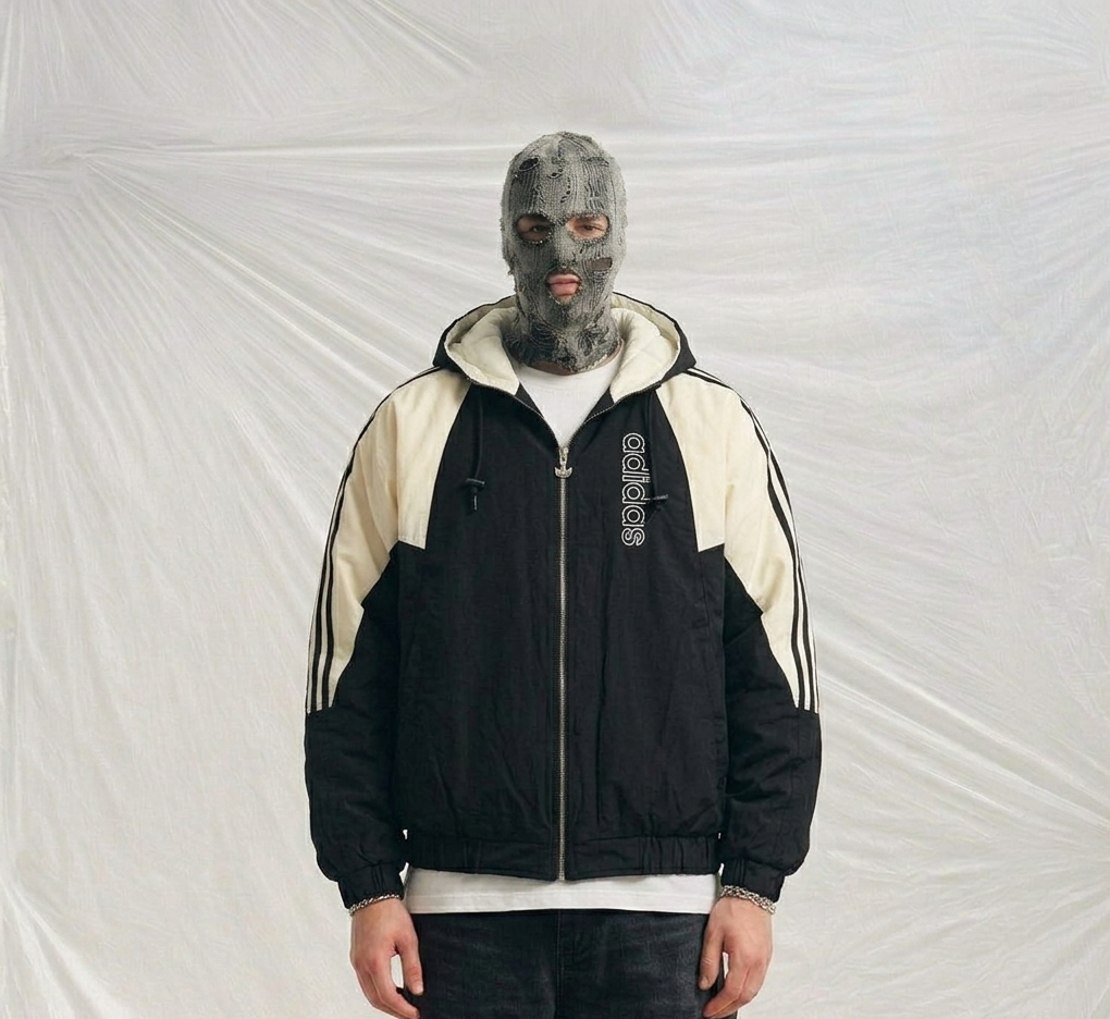 Adidas hooded puffer jacket