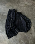 all-black Nike windbreaker set